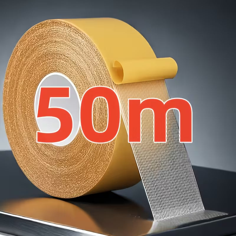 Self-Adhesive Fiberglass Mesh Repair Tape Roll (50m)
