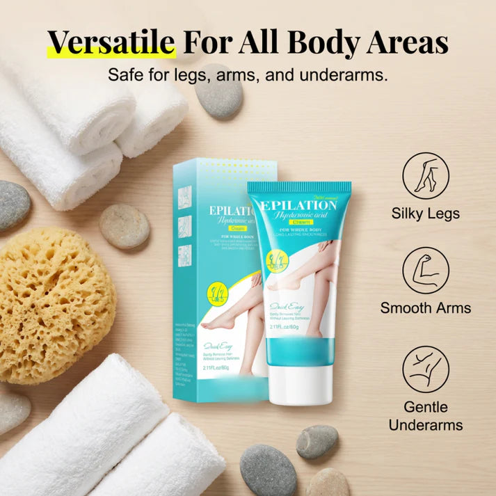 Gentle Hair Removal Cream with Hyaluronic Acid | 🔥Buy 1 Get 1 Free🔥